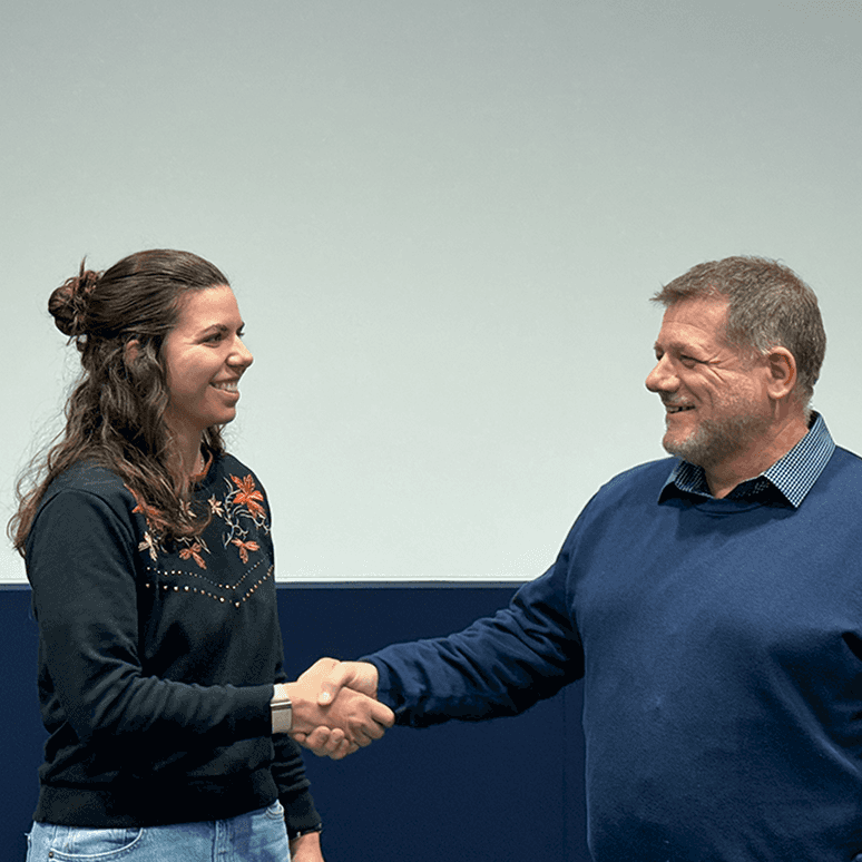 Marcel Aumer und Chiara Leone
